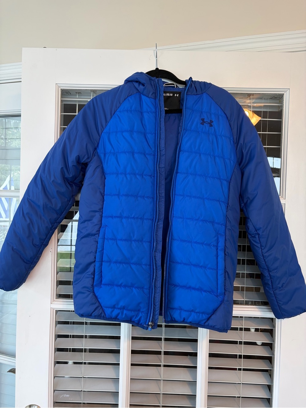 Under Armour Boys' Blue Tuckerman Hooded Puffer Jacket